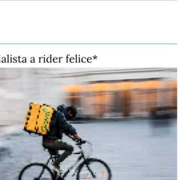 Il mestiere del rider, dopo il caso Zappalà