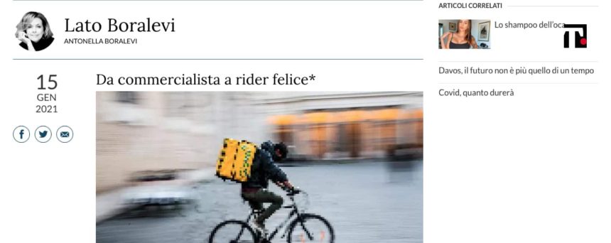 Il mestiere del rider, dopo il caso Zappalà