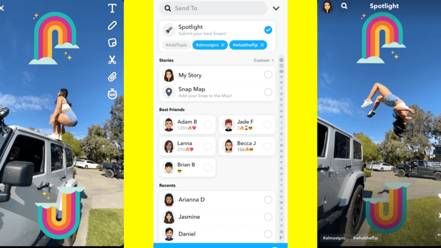 snapchat spotlight Milionari a 20 anni in pochi giorni grazie a Snapchat