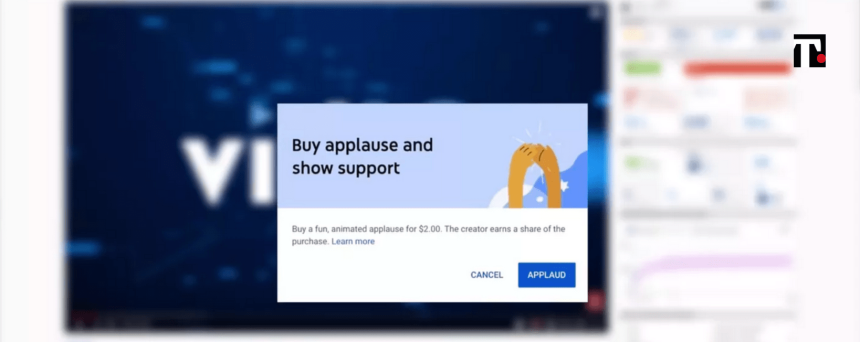Gli “applausi” di YouTube non piacciono ai suoi creators