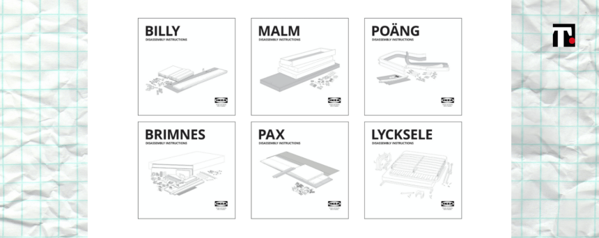 Ikea vuole insegnarci a smontare i suoi mobili