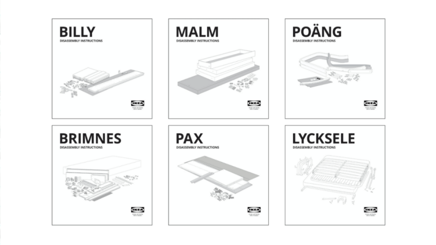 ikea smontaggio mobili Ikea vuole insegnarci a smontare i suoi mobili