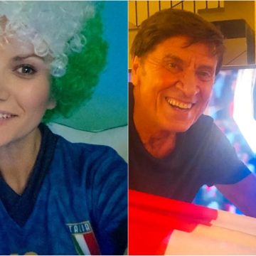 Italia festeggiamenti VIP