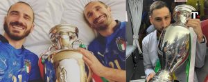 Italia campione europa bonucci chiellini donnarumma