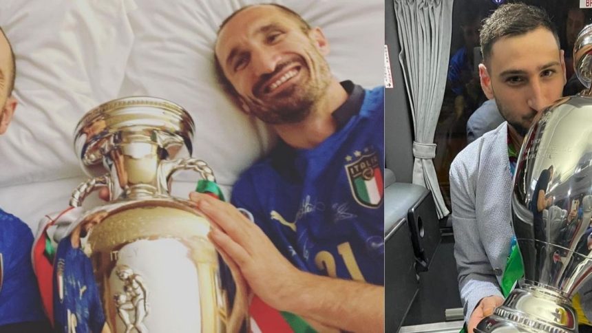 Italia campione europa bonucci chiellini donnarumma