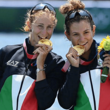Canottaggio, Rodini Cesarini coppia d’oro che regala una medaglia storica all’Italia