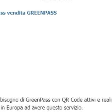 Green pass falsi