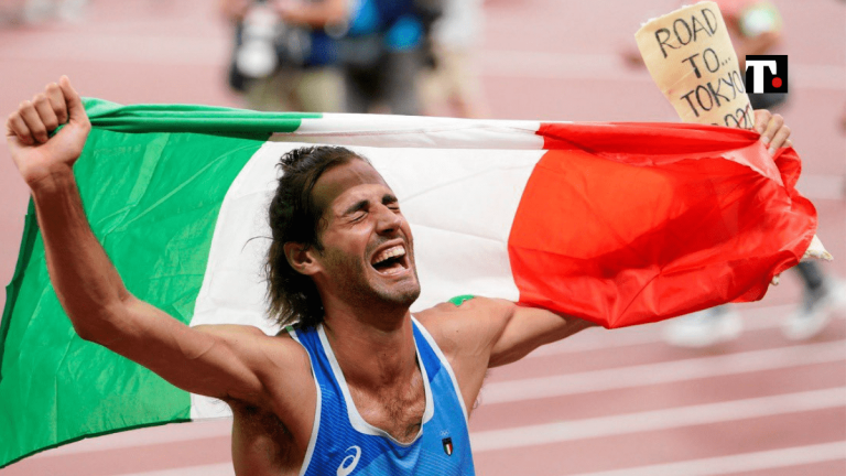 Gianmarco Tamberi barba a metà - "Half-shave": addio al suo look - FOTO