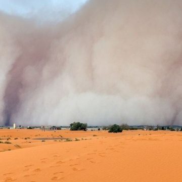 brasile tempesta sabbia
