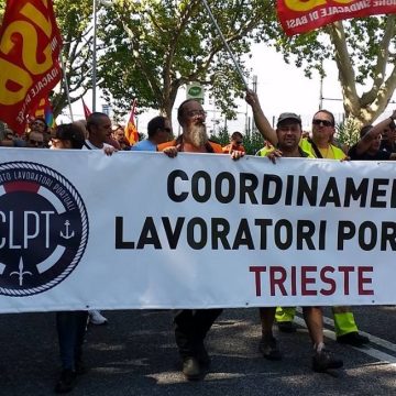 sciopero trieste ferito