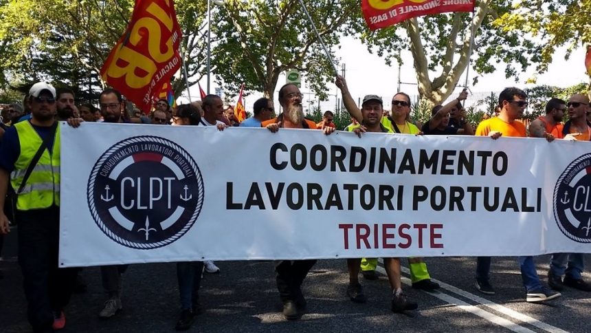 sciopero trieste ferito