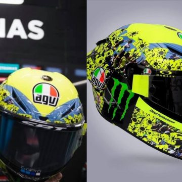 valentino rossi tutti i caschi