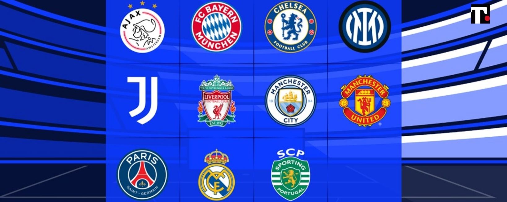 Champions League le squadre qualificate