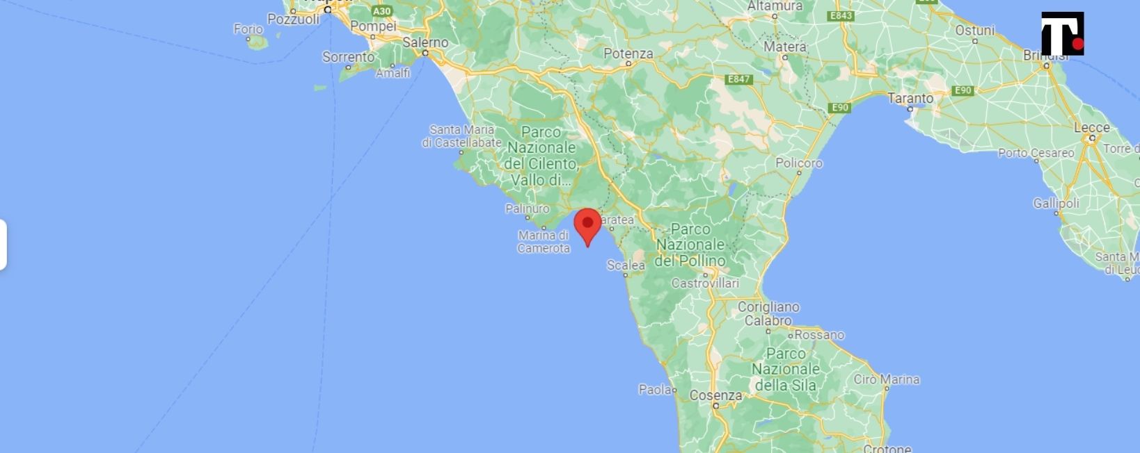 Terremoto Salerno