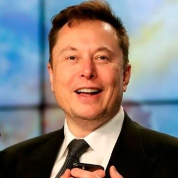 Elon Musk figlio in diretta
