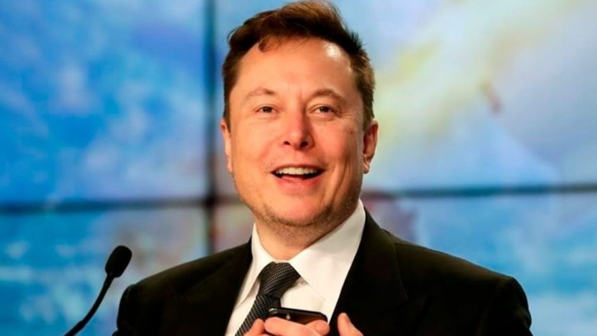 Elon Musk figlio in diretta