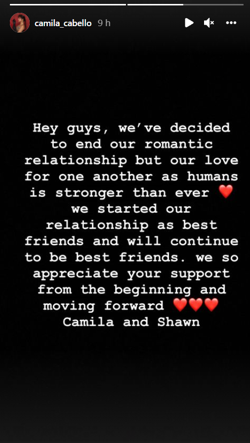 Shawn Mendes Camila Cabello rottura