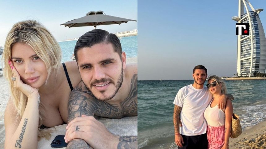 Mauro Icardi e Wanda Nara, crisi alle spalle: luna di miele a Dubai