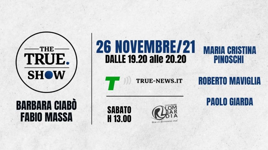 Città Metropolitana e molti altri temi: appuntamento con “The True Show” venerdì 26 novembre