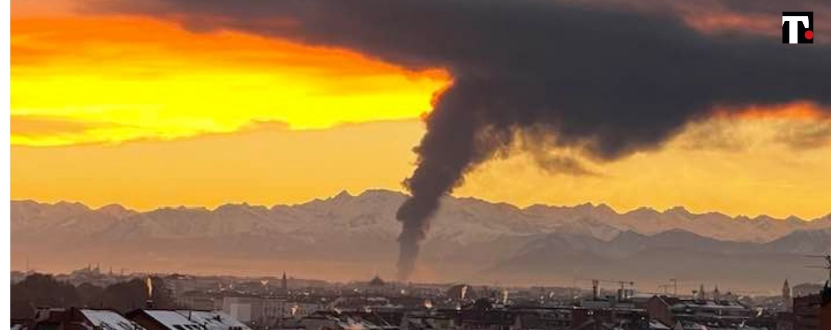 Torino nube nera scuole chiuse