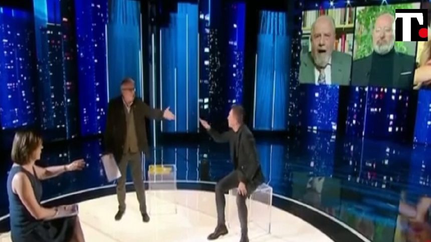 Quando lo studio tv diventa un ring: Scanzi sulle orme dell’inarrivabile Sgarbi Quando lo studio tv diventa un ring: Scanzi sulle orme dell’inarrivabile Sgarbi