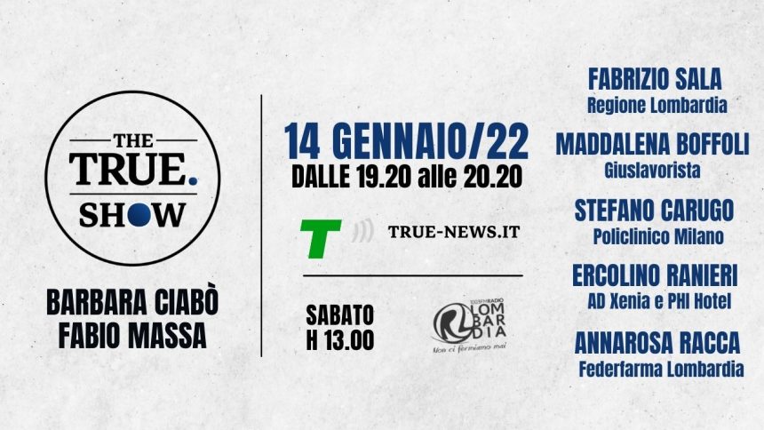 Riparte The True Show: il 14 gennaio si parla di regole Covid e obbligo vaccinale