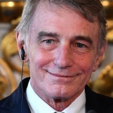 David Sassoli, moglie e figli