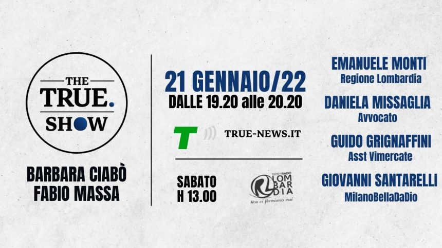 true show 21 gennaio