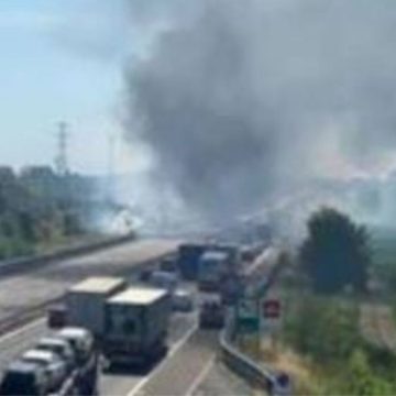 A1 chiusa, incidente a Lodi