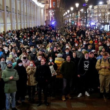 Russia proteste contro guerra