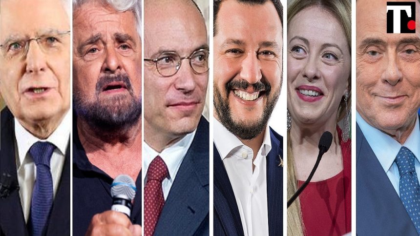 La storia (politica) si ripete in farsa: nell’Italia del 2022 gli stessi leader del 2013