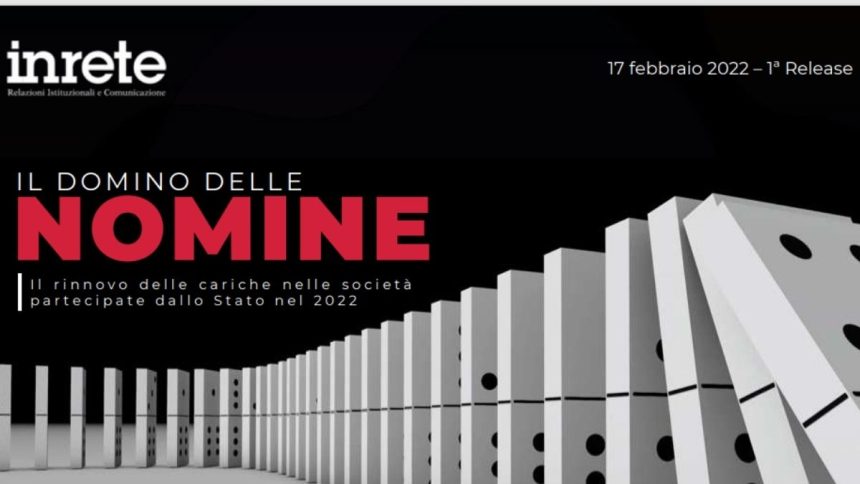 nomine 2022 Il domino delle nomine 2022. Scarica dossier del Centro Studi Inrete