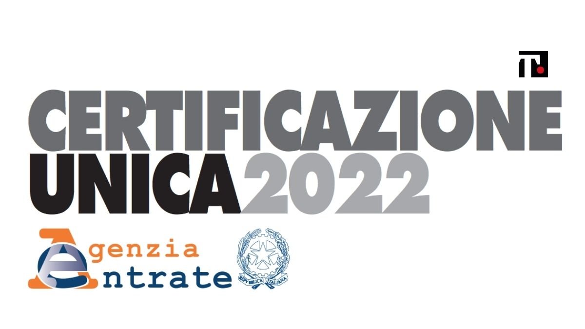 Certificazione unica 2022