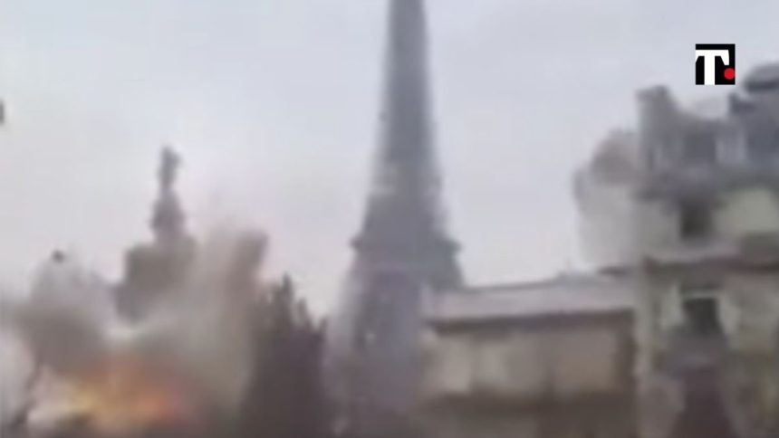 Parigi bombardata video Ucraina