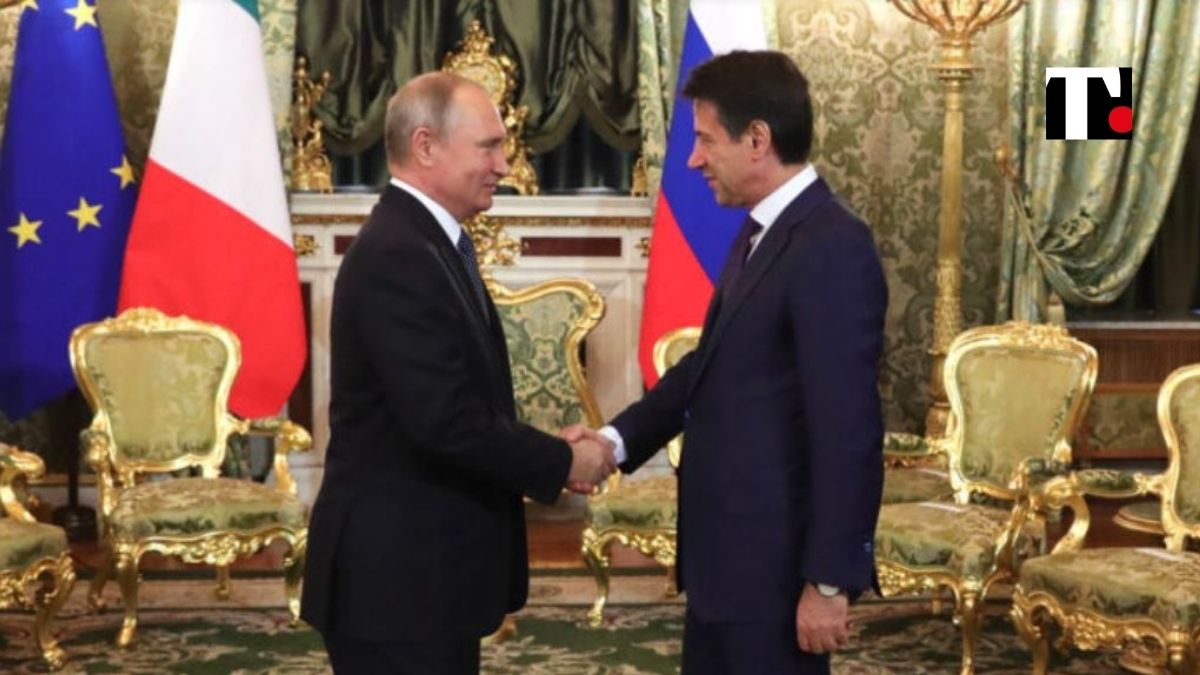 L'incontro tra Putin e Conte
