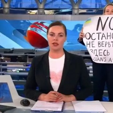 Giornalista russa tg