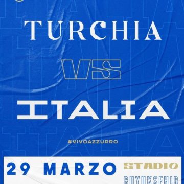 Italia-Turchia, quando e dove vederla