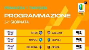 Serie A oggi in tv orari