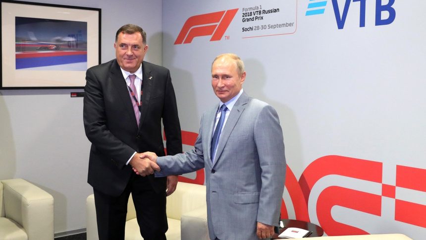 Milorad Dodik e Putin La Russia e i Balcani