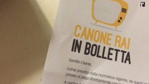 Canone Rai fuori dalla bolletta