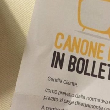 Canone Rai fuori dalla bolletta