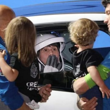 Samantha Cristoforetti e i figli