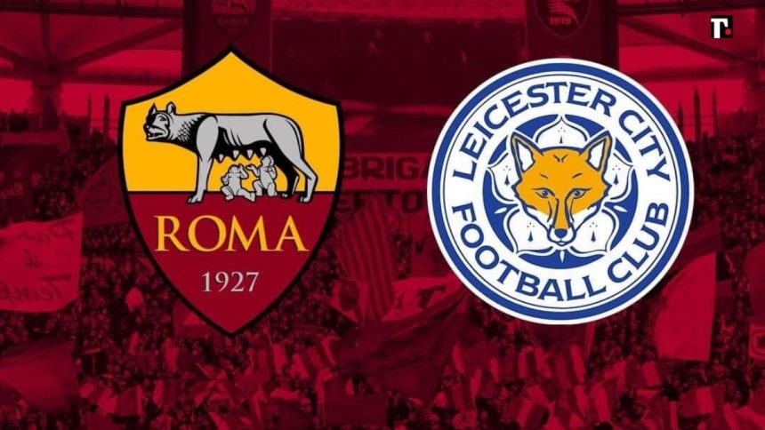 Leicester- Roma dove vederla in tv