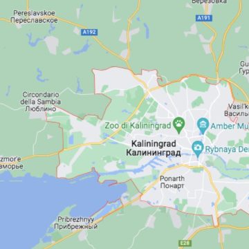 Kaliningrad dove si trova