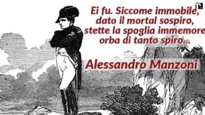 5 maggio, poesia di Manzoni