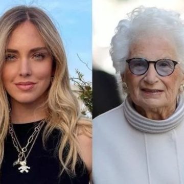 Liliana Segre a Chiara Ferragni
