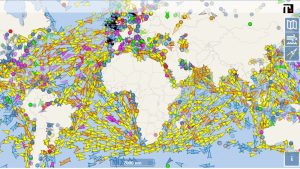 traffico marittimo tempo reale