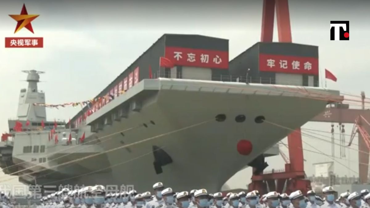 Cina portaerei Fujian