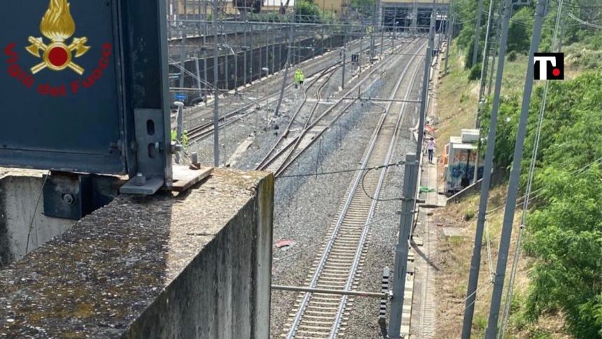 Treno Alta Velocità deraglia in galleria