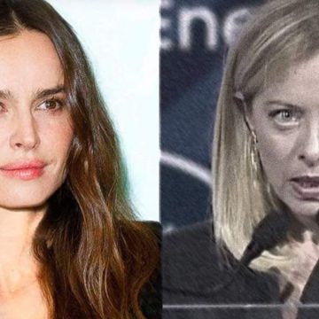 Kasia Smutniak contro Giorgia Meloni